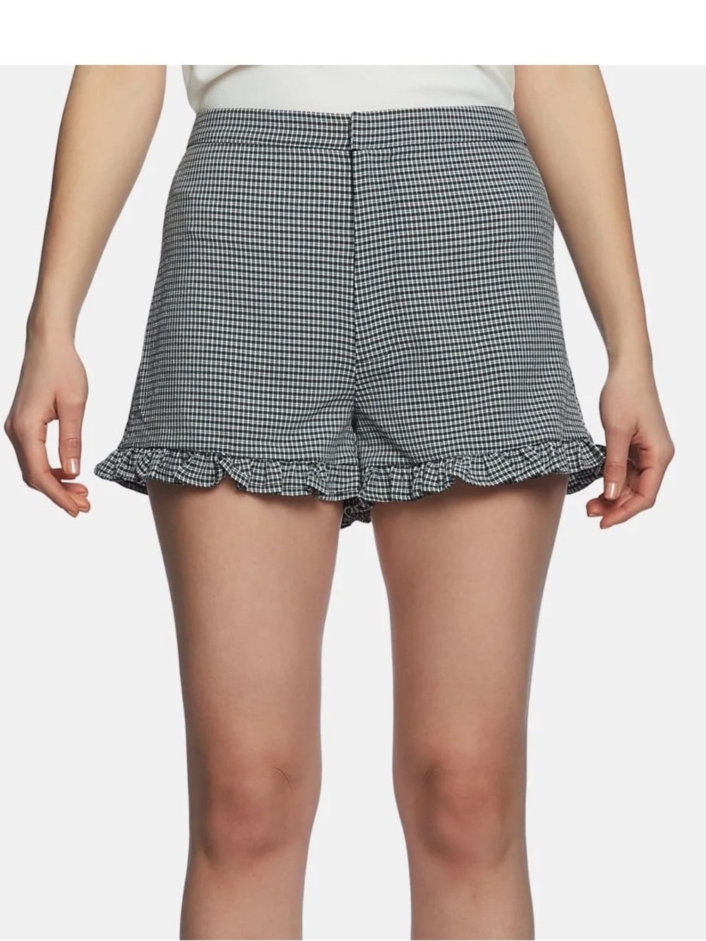 1. State Gingham Ruffled Shorts